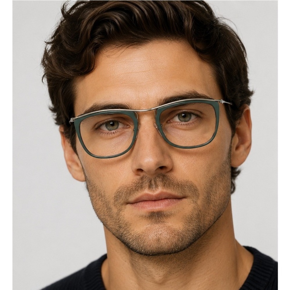 Persol PO3083V-1007 Eyeglasses Top Green/Matte Havana Italian Frames Unisex 51mm